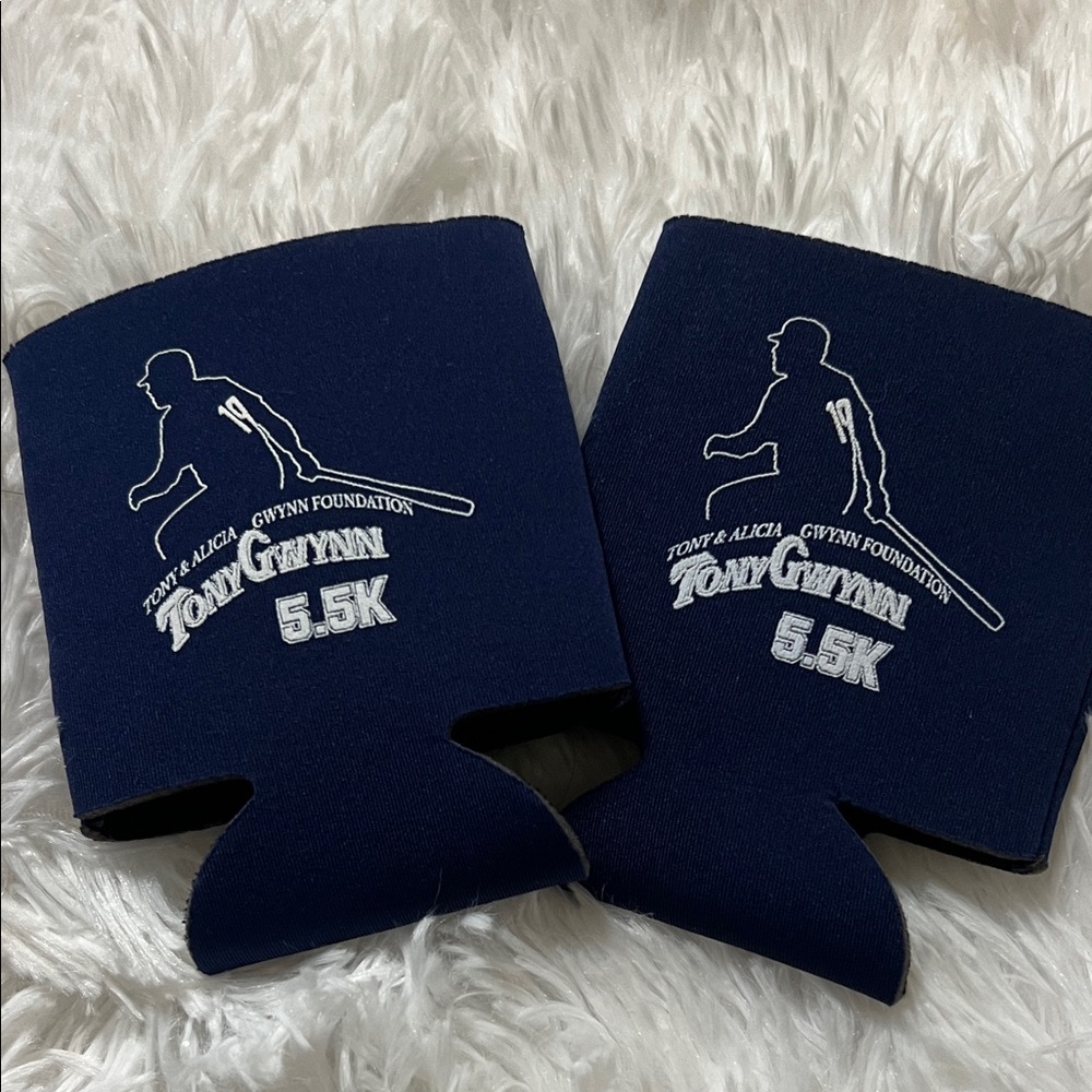 Tony Gwynn 5.5K Navy Can Coolers coozie